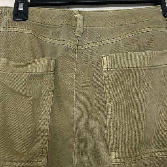 Gap Mid Rise Loose Kathi Cargo Pants Olive Green Women 6 Utility Grunge Urban - Picture 11 of 13